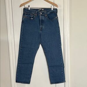 Levi's Wedgie Straight Jeans 30x26 crop ankle